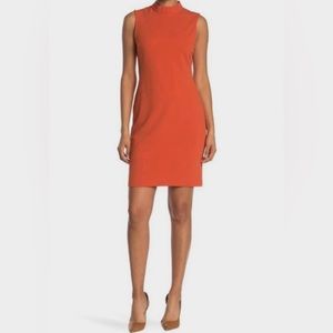 Sleeveless Mock Neck Orange (10) Sharagano